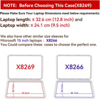 Smatree EVA Kemény Védőtok 15" Surface Laptop/Copilot PC és 14" HP MT22 Vízálló Ütésálló Táska 2