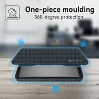 Smatree Kemény EVA Védőtok 15,6" Dell Latitude 3550/3540 Laptophoz - Vízálló, Ütésálló Notebook Táska Gyémántmintával, Fekete (X8278) 4