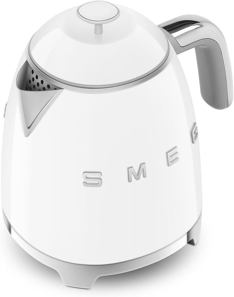 Smeg KLF05WHEU 0,8L Elektromos Vízforraló Fehér Rozsdamentes Acél