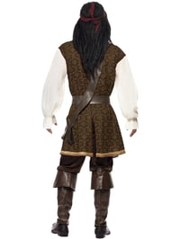Pirátsky kostým Smiffys High Seas – hnedý – veľkosť M 3