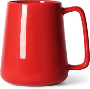 Smilatte keramička šalica za kavu 720 ml - crvena
