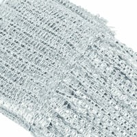 Smilegirl trakasta zavjesa, zaštita od komaraca i insekata, svjetlucava retro zavjesa s resama, pregrada za vrata, zavjesa za prozore, dekoracija za zabave, siva 7