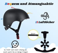 Cască de bicicletă ușoară Smilfree pentru copii de la 5 ani, băieți și fete, pentru skateboard, BMX și trotinetă 4