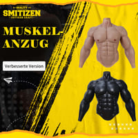 SMITIZEN Silikónový svalnatý kostým, pánska hruď a trup s rukami, realistický kostým svalov pre mužov, cosplay, Halloween, karneval, telová farba 2