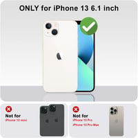 SmoBea iPhone 13 csíkos TPU tok - sötétkék 2