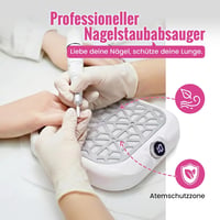 Aspirator de praf pentru unghii Smofrees cu afișaj LED, 10 trepte de putere de aspirare, 30 de filtre incluse, motor turbo silențios 2