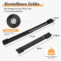 SMONTER 2 db mosógép alátét kerekekkel 300 kg terhelhetőség fékkel 3