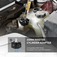 SMOTIVEPRO 3L Fékrendszer Légtelenítő Készülék E20 Adapterrel - Európai Autókhoz Kompatibilis Fékolaj Cserélő Szett Nyomásmérővel 5