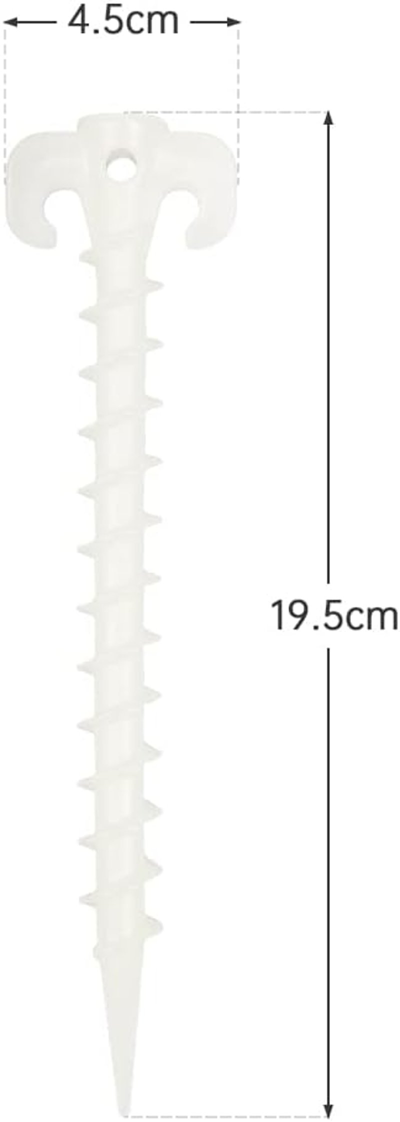 smtfcty Világító Sátorcövek Készlet - 10 db 20 cm-es Műanyag Csavaros Rögzítő - Sátrakhoz, Pavilonokhoz, Trambulinokhoz - Minden Talajhoz

A