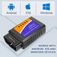smtfcty WiFi OBD2 Autódiagnosztikai Adapter - Kompatibilis iOS, iPhone, iPad és Android Eszközökkel - Bluetooth Csatlakozás Minden OBD2 Prot 4