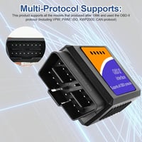 smtfcty WiFi OBD2 Autódiagnosztikai Adapter - Kompatibilis iOS, iPhone, iPad és Android Eszközökkel - Bluetooth Csatlakozás Minden OBD2 Prot 7