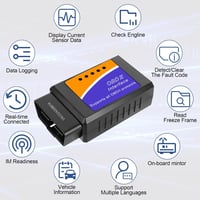 smtfcty WiFi OBD2 Autódiagnosztikai Adapter - Kompatibilis iOS, iPhone, iPad és Android Eszközökkel - Bluetooth Csatlakozás Minden OBD2 Prot 5