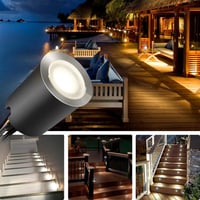 SMY Lighting 16 db LED beépíthető talajlámpa 32mm 12V 4000K IP67 vízálló 4