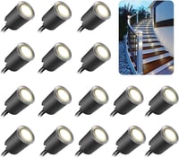 SMY Lighting 16 db LED beépíthető talajlámpa 32mm 12V 4000K IP67 vízálló 1