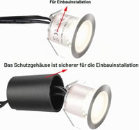 SMY Lighting 16 db LED beépíthető talajlámpa 32mm 12V 4000K IP67 vízálló 3