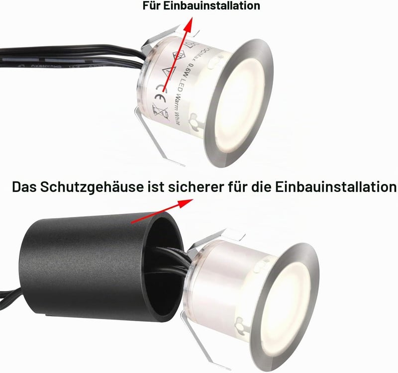 SMY Lighting 16 db LED beépíthető talajlámpa 32mm 12V 4000K IP67 vízálló