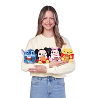 Plyšová hračka Snackles ZURU 12 cm s motívom Disney a doplnkami v tvare snacku – mäkká a prítulná plyšová postavička pre deti 8