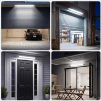 Plafonieră LED SNADER cu senzor de mișcare 48W 5280lm 4000K 150cm interconectabilă pentru spații umede, impermeabilă IP65, ultraslim, pentru garaj și pivniță 7
