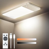 SNADER LED Mennyezeti Lámpa Mozgásérzékelővel és Távirányítóval - 12000 mAh Akkumulátoros, Fényerőszabályozható, Vezeték Nélküli Világítás L 1