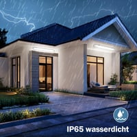 SNADER LED Prisadené svietidlo do vlhkých priestorov 150 cm, 48W 5280LM, 3000K/4000K/6500K, Prepojiteľné stropné svietidlo, IP65 vodotesné, Ultraslim, do garáže, pivnice, kúpeľne 4