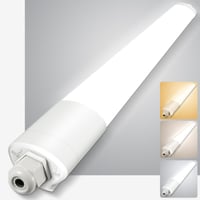 SNADER LED Prisadené svietidlo do vlhkých priestorov 150 cm, 48W 5280LM, 3000K/4000K/6500K, Prepojiteľné stropné svietidlo, IP65 vodotesné, Ultraslim, do garáže, pivnice, kúpeľne 1