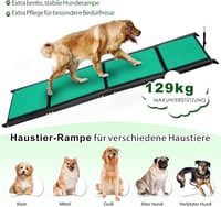 Snagle Paw Összecsukható Kutya Rámpa Autóba - 180 cm Hosszú, Csúszásgátló Felülettel, 129 kg Teherbírású Alumínium Fellépő SUV-hoz, Terepjár 6