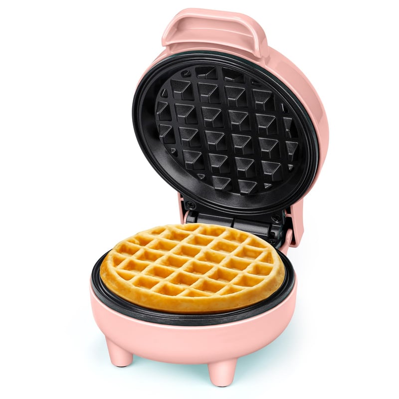 SNAILAR Mini aparat za vafle 550 W - ružičasti