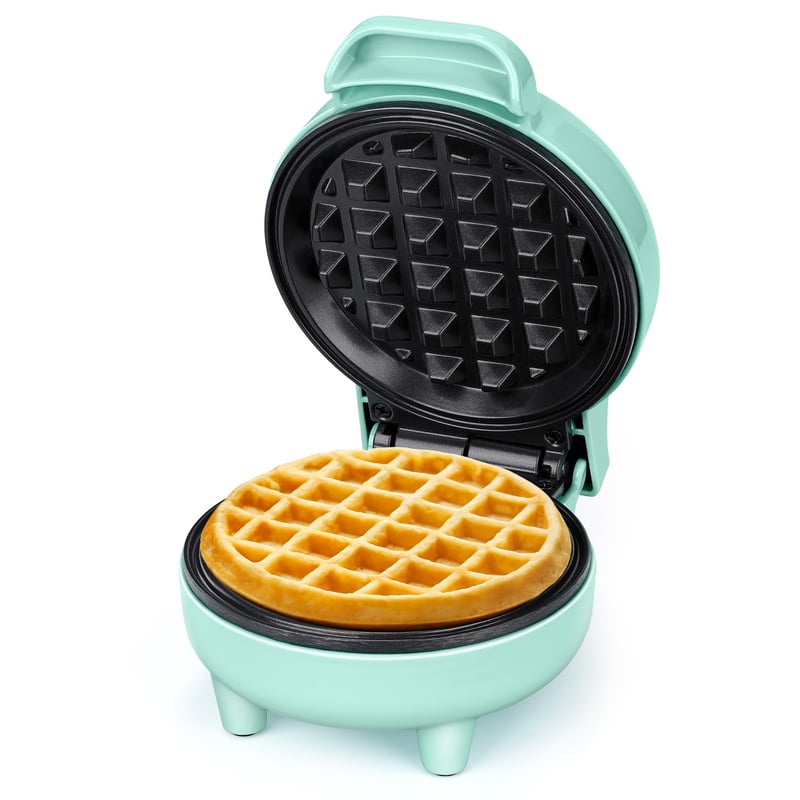 SNAILAR mini aparat za vafle 550 W, neprianjajući - zeleni