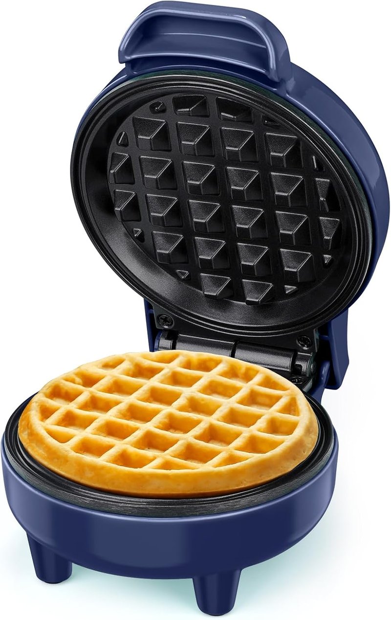 SNAILAR Mini gofrisütő 550W - kék