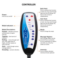 Pernă de masaj Snailax cu 10 motoare cu vibrații și funcție de încălzire – Pernă ergonomică pentru masaj, pentru mașină și birou 8