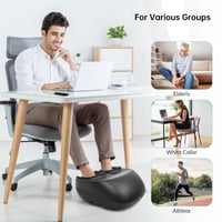 Snailax Shiatsu Lábmasszírozó Hőfunkcióval, Gyúrással, Kompresszióval és Vibrációval, Távirányítóval, Elektromos Talpmasszírozó Nőknek és Fé 4