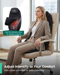 Masážna podložka Snailax SL-256 shiatsu na krk, ramená a chrbát – s funkciou vyhrievania a vibrácií 4