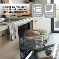 Snips Aroma Keeper hermetička posuda za hranu 4 L, s uklonjivom košarom za cijeđenje, za voće i povrće, senf žuta, proizvedeno u Italiji 5