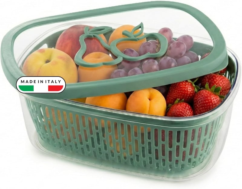 Snips Aroma Savers Gyümölcs Tároló 4 Literes Légmentes Ételtartó Doboz - 4 L, Green