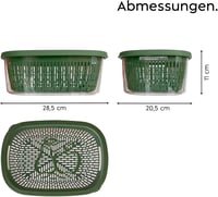 Snips Aroma Savers Gyümölcs Tároló 4 Literes Légmentes Ételtartó Doboz - 4 L, Green 6