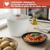 Snips Mikrózható Tésztafőző és Burgonyafőző Tál 4L Fedéllel 5