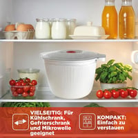 Snips Mikrózható Tésztafőző és Burgonyafőző Tál 4L Fedéllel 6