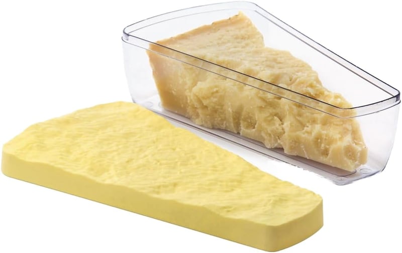 Snips Parmezán Tartó 0,9L BPA-mentes Átlátszó Műanyag Edény - 90 ml, parmesan cheese saver