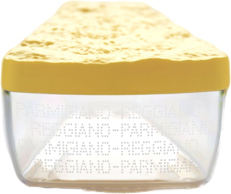 Snips Parmezán Tartó 0,9L BPA-mentes Átlátszó Műanyag Edény - 90 ml, parmesan cheese saver