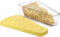 Snips Parmezán Tartó 0,9L BPA-mentes Átlátszó Műanyag Edény - 90 ml, parmesan cheese saver 2