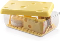 Snips posuda za čuvanje sira u hladnjaku 3 L, prozirna posuda za sir s poklopcem i rešetkom za svježinu, 26 x 17 x 10,5 cm, proizvedeno u Italiji 2