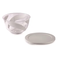 Snips Misa na šalát s vekom 3 l, biela plastová misa na miešanie šalátu a zeleniny, 23,5x23,5x13,5 cm, vhodná do umývačky riadu, bez BPA, vyrobené v Taliansku 6