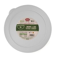 Snips Misa na šalát s vekom 3 l, biela plastová misa na miešanie šalátu a zeleniny, 23,5x23,5x13,5 cm, vhodná do umývačky riadu, bez BPA, vyrobené v Taliansku 4