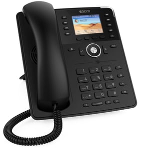 Snom D735 IP stolni telefon – 2,7-inčni TFT zaslon, 32 programibilne funkcijske tipke, SIP, crni