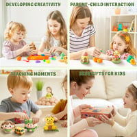 Sada modelovacej hmoty schnúcej na vzduchu Snookids, 42 farieb, kreatívna sada pre deti 7