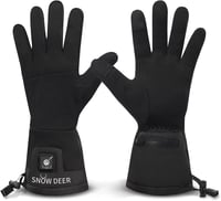 SNOW DEER Fűthető Vékony Kesztyű 7.4V Akkumulátorral, 3 Hőfokozat - Síeléshez, Kerékpározáshoz XXS 1