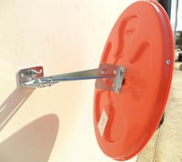 SNS SAFETY LTD 45 cm-es domború közlekedési tükör fali tartóval 2