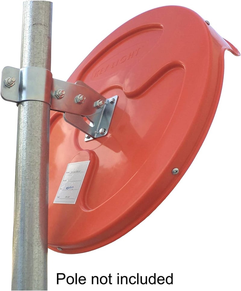 SNS SAFETY LTD 45cm Konvex Közlekedési Biztonsági Tükör Állítható Tartóval