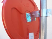 SNS SAFETY LTD 45cm Konvex Közlekedési Biztonsági Tükör Állítható Tartóval 9