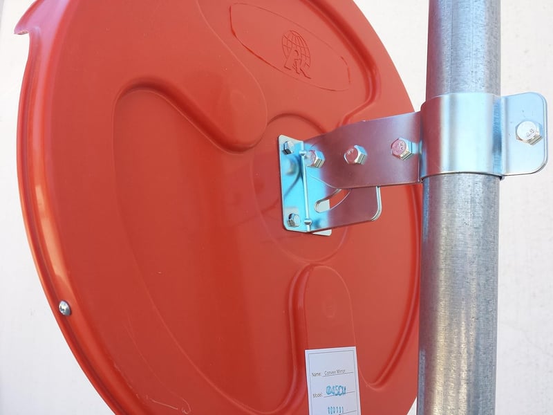 SNS SAFETY LTD 45cm Konvex Közlekedési Biztonsági Tükör Állítható Tartóval